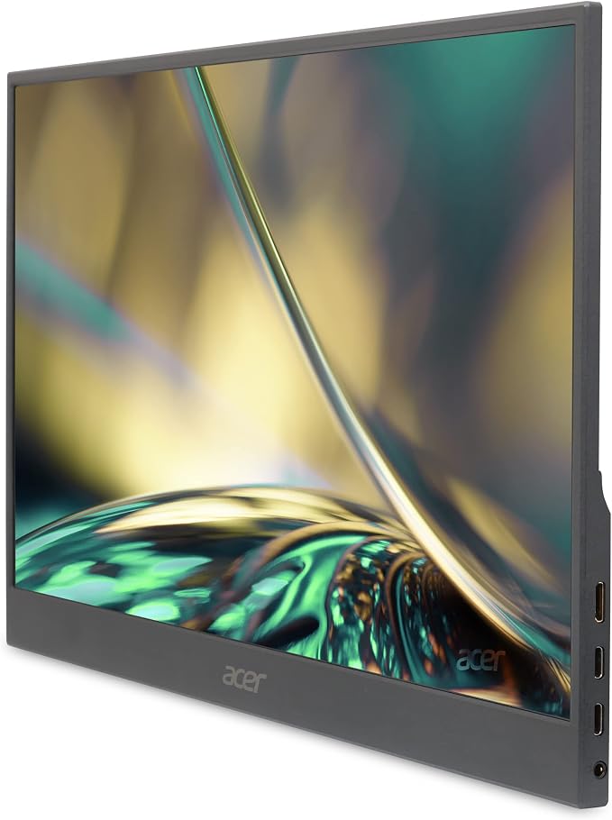 acer Portable Monitor PM161Q Abmiuuzx 15.6" Full HD 1920 x 1080 IPS Ultra Slim Design Premium Cover I External Monitor for Laptop PC Mac I 2 x USB 3.1 Type-C Ports, 1 x Mini HDMI, 1 x Micro USB - Image 9