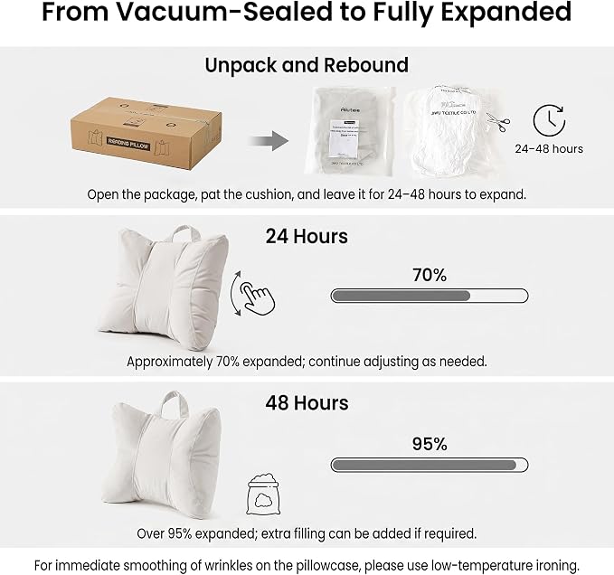 Lumbar Support Pillow for Office Chair and Car Seat, Misty White | Ergonomic back support cushion with a removable, washable corduroy cover for desk chairs, sofas, recliners and driving - Image 8