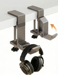 Foldable Clamp Hook for Desk, Bag & Headphone 2-Pack by Azixcos