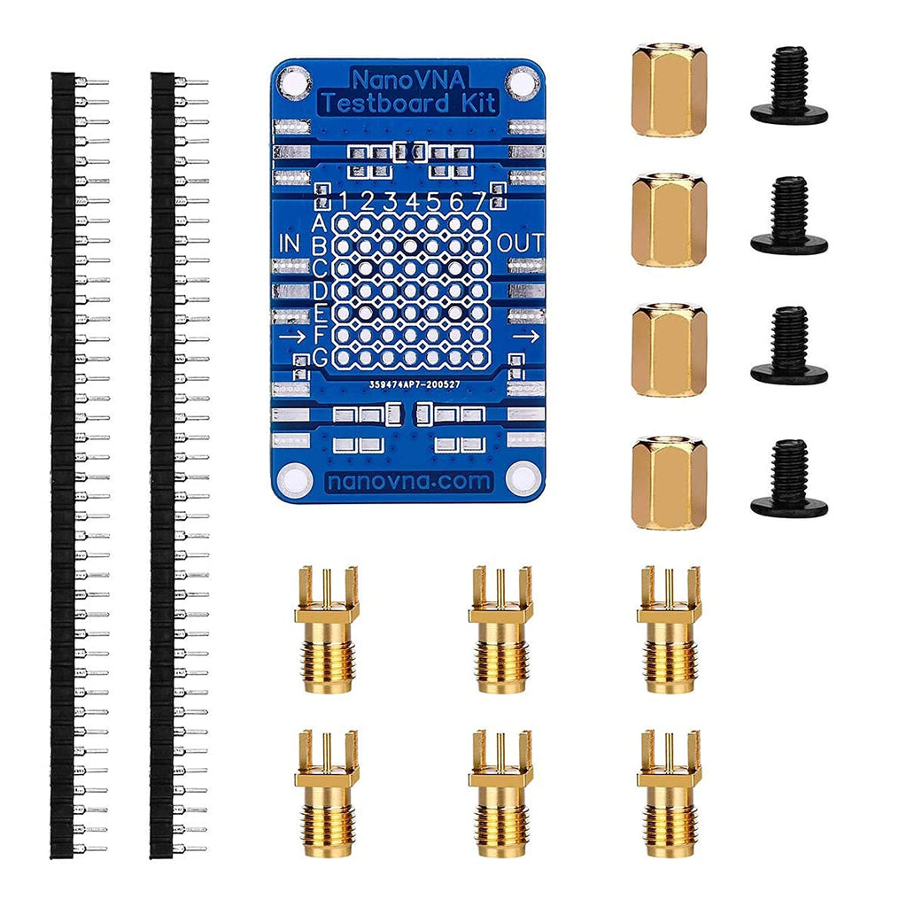 AURSINC NanoVNA Testboard Kit, Test Demo Set Tool Compatible with DIP Quickly Assemble a Simple RF Circuit and Evaluate Performance on NanoVNA H H4 Antenna Analyzer by AURSINC