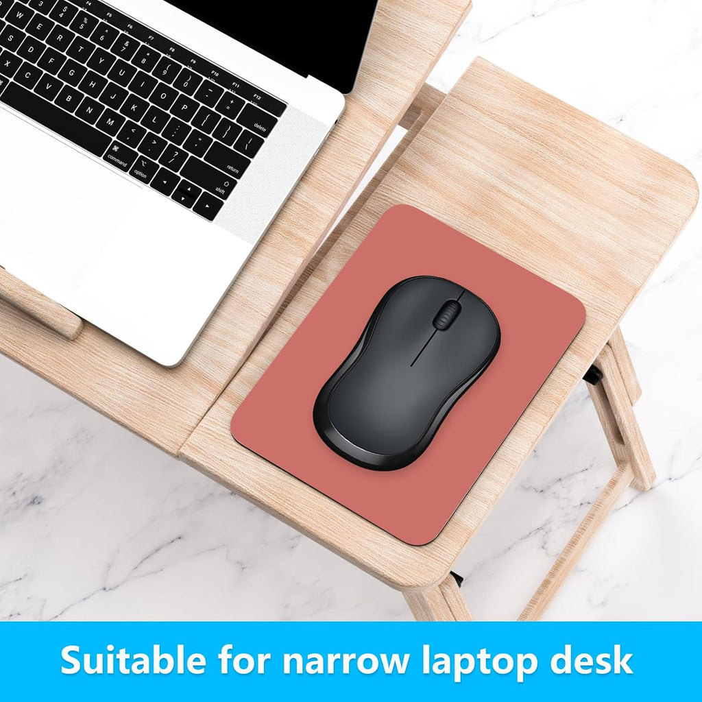 Small Mouse Pad, 6 x 8 Inch Thick Rubber Premium-Textured Non-Slip Portable & Washable Mini Mouse Mat for Women Men Wireless Laptops Keyboard Tray Gaming Computer Office Travel, Indian Red - Image 4