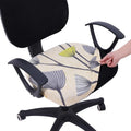 Smiry Stretch Printed Office Computer Desk Chair Seat Covers by Smiry