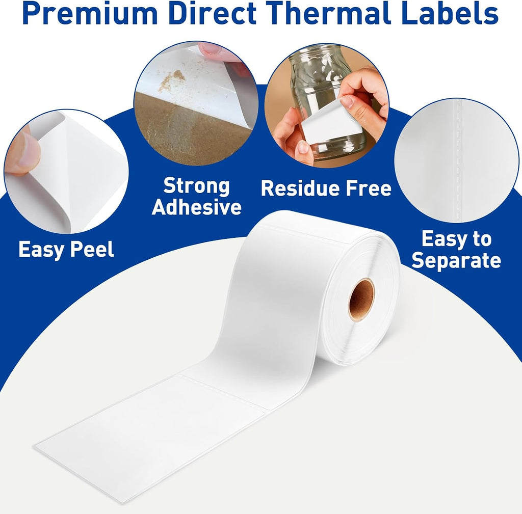 ESSENTIAL 3" x 5" Direct Thermal Shipping Labels, (350 Labels, 1 Roll) - Image 5