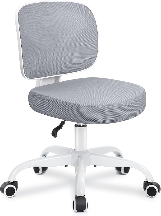 Kids Desk Chair, Pink Study Chair for Boys Girls with Height Adjustable, Swivel Mesh Task Student Chairs for 4-12, Growing Teen Office Chair for Home/School/Office(Gray) - Image 8