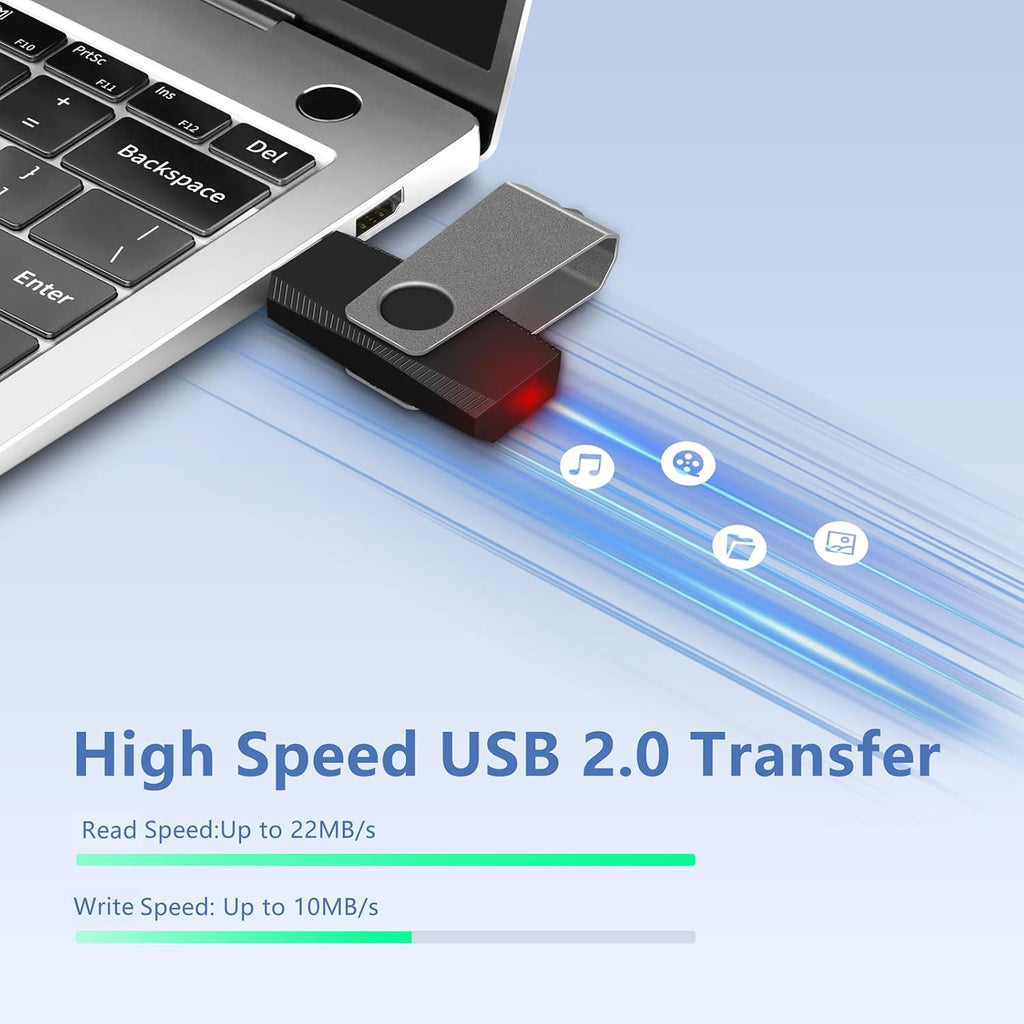 AGECASH 512MB USB Flash Drive 50 Pack Bulk USB 2.0 Thumb Drive Pack of 50 - Image 2