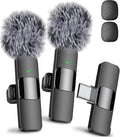 Mini Mic Pro (Latest Model – #1 Microphone for iPhone & Android, Wireless Mini Microphone, Clear Voice, Noise Cancelling, Lavalier Mic for TikTok, YouTube & Interviews (iPhone 15+) by MiniMicPro