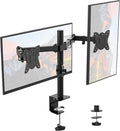 GRIFEMA Monitor Mount for 13-32 in, Dual Monitor Arm, Up to 19.8 Lbs Each | Full Motion Adjustable Height, 360° Rotate, Tilt, Swivel, Easy Install, VESA 75/100 mm, Monitor Stand for Home Office Gaming by GRIFEMA
