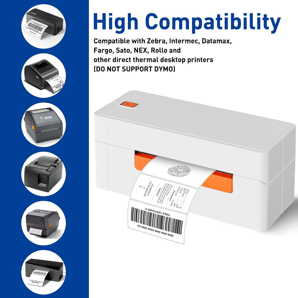 ESSENTIAL 4" x 2" Direct Thermal Labels,1" Core (750 Labels, 1 Roll) - Image 6