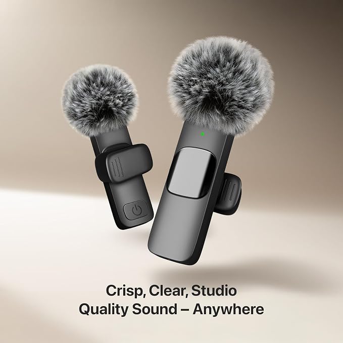 Mini Mic Pro (Latest Model – #1 Microphone for iPhone & Android, Wireless Mini Microphone, Clear Voice, Noise Cancelling, Lavalier Mic for TikTok, YouTube & Interviews (iPhone 15+) - Image 3