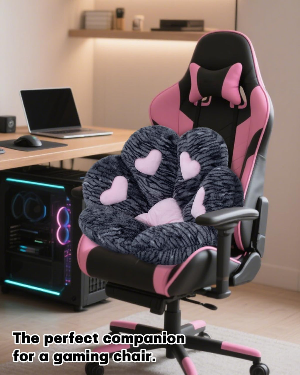 MOONBEEKI Cat Paw Cushion Chair Comfy Kawaii Plush Seat Cushions - Image 2