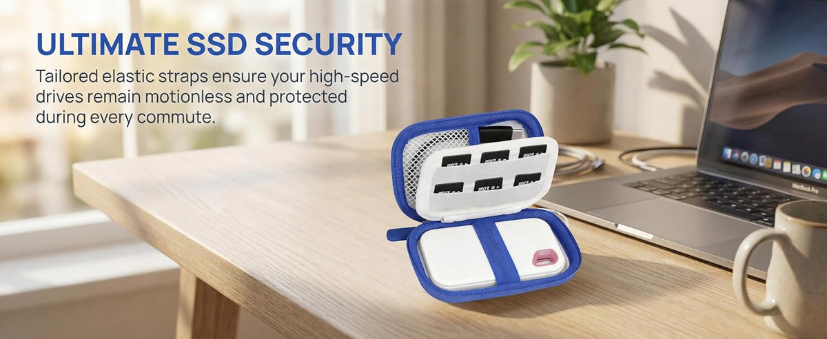 PAIYULE Case for Sandisk Extreme Portable Solid State Drive,12 Card Slots - Image 8