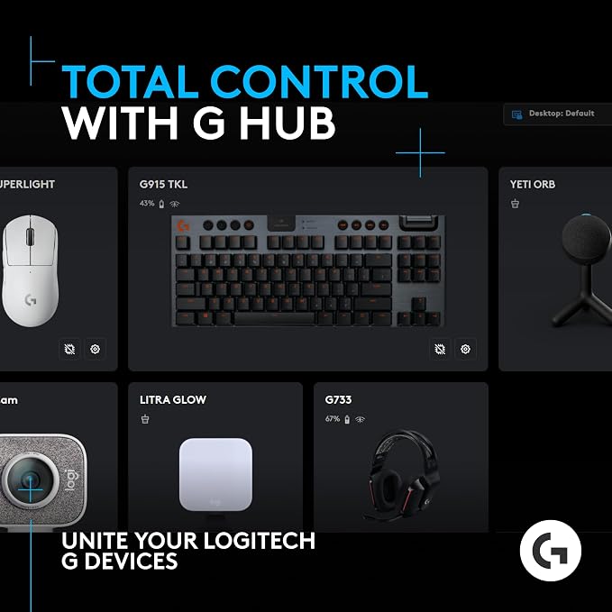 Logitech G Yeti Orb Condenser RGB USB Gaming Microphone - Black | LIGHTSYNC, Cardioid, for streaming, plug and play for PC/Mac - Image 6
