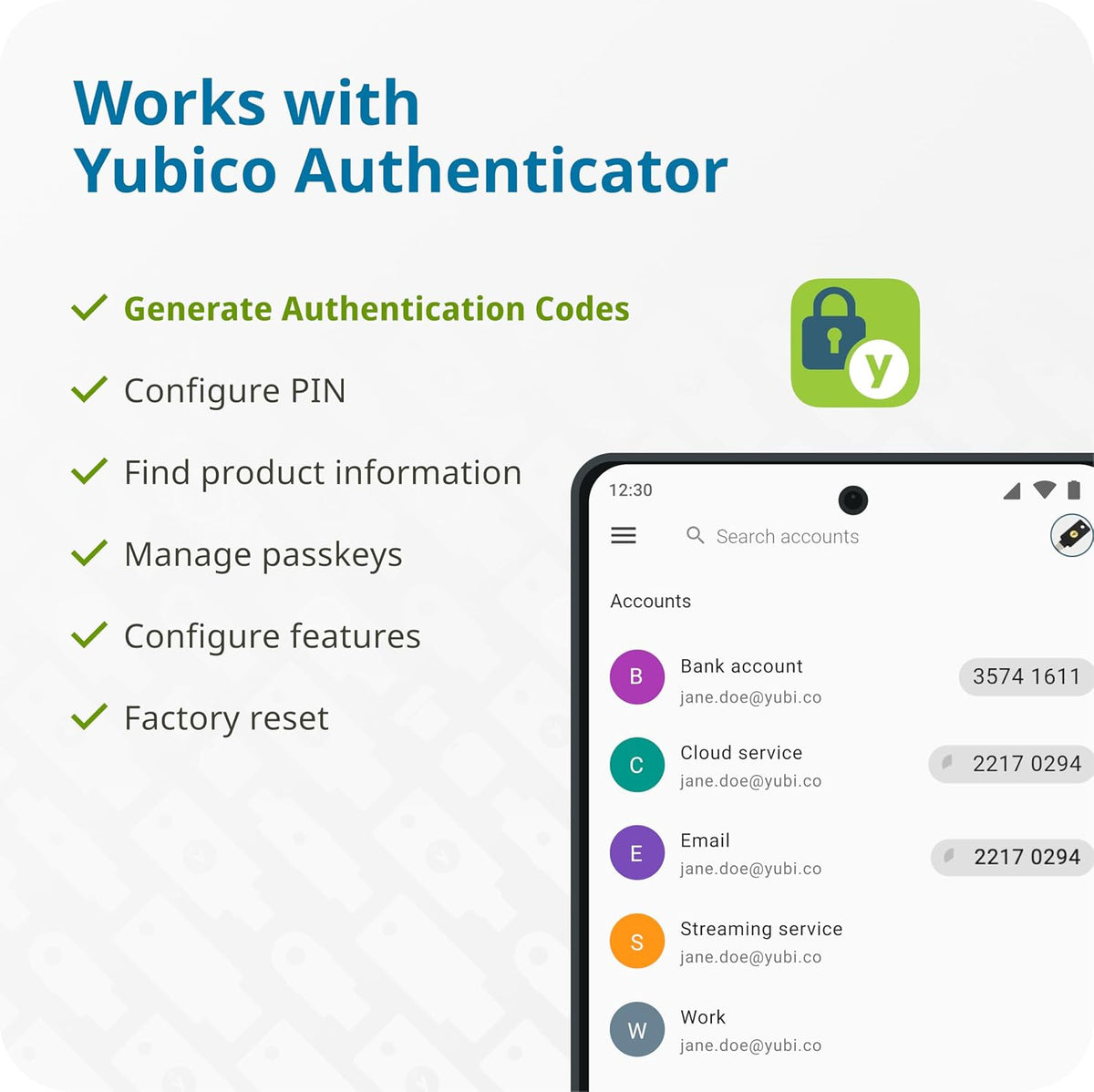 Yubico - YubiKey 5Ci - Multi-Factor authentication (MFA) Security Key and passkey for iPhone/Android/PC, Dual connectors for Lighting/USB-C, FIDO Certified - Image 8