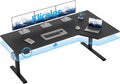 Klicelor L Shaped Standing Desk 63 x 35.4 Inch, Electric Height Adjustable Corner Desk for Home Office Workstation, Ergonomic Sit Stand Computer Table with Memory Controller, Black by Unknown