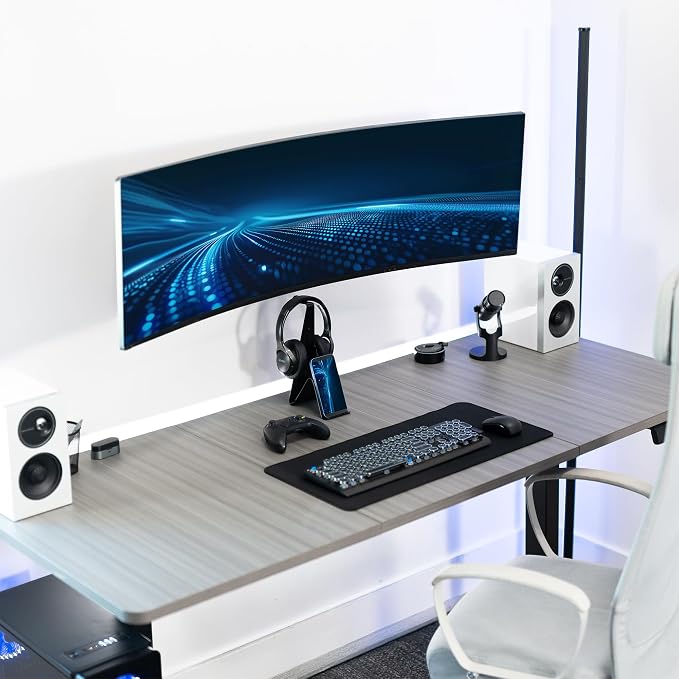 VIVO Full Motion Ultrawide Monitor Wall Mount, Fits Ultra-Wide Screens up to 49 inches and 44 lbs, Wide VESA Range with Tilt and Swivel, Black, MOUNT-VW06 - Image 9