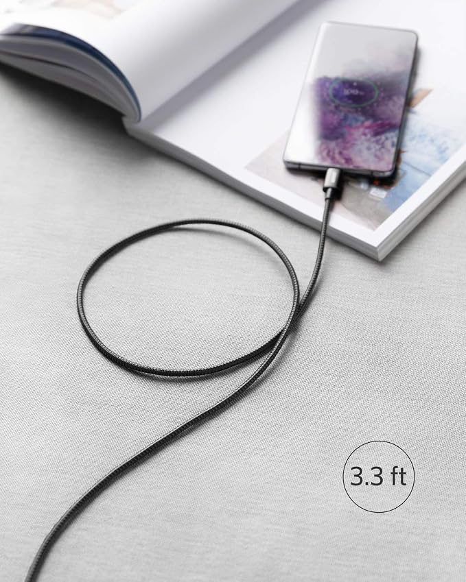 Anker USB C to USB C Cable, 60W Fast Charging Cable (2-Pack, 3.3 ft, Black) | For iPhone 17 Series, iPad mini 6, and More - Image 7