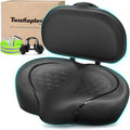 Noseless Bike Seat Cushion for Men & Women - Extra Padding & Comfort Wide Bicycle Seat, Oversized Comfortable Saddle for Peloton Bikes, Exercise Bikes, Electric Bikes, Cruiser Bikes by Moreergonomicoversizedbikeseat