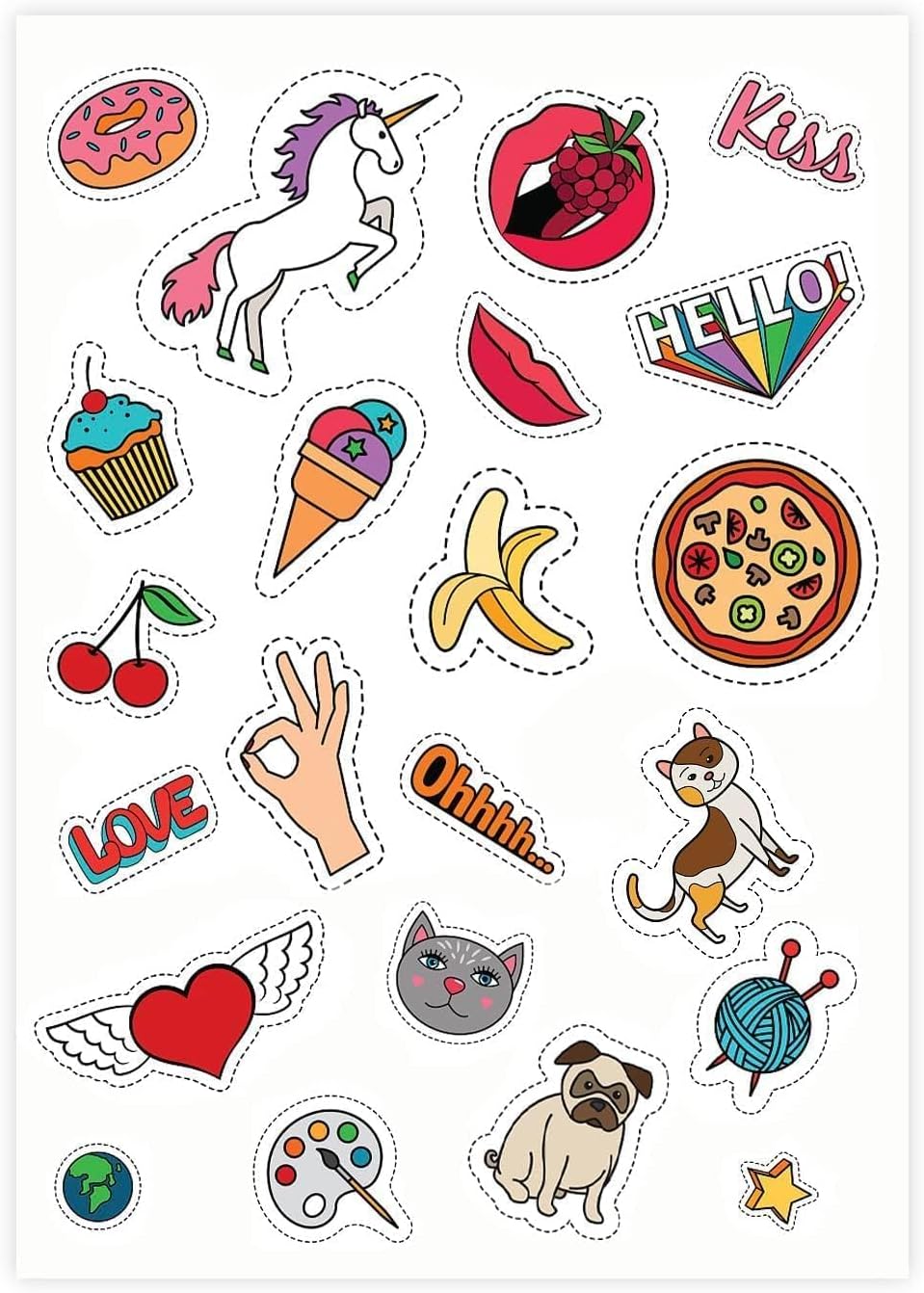 8.5" x 11" Full Sheet Label Sticker Paper for Laser & Inkjet Printers [100 Sheets,100 Labels] - Image 6