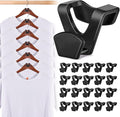 HOUSE DAY Space Saving Hangers 100 Pack, Clothes Hanger Connector Hooks | Heavy Duty Closet Space Saver, Small Space Solutions, Cascading Dorm Room Closet Organizer and Storage - Black by HOUSEDAY