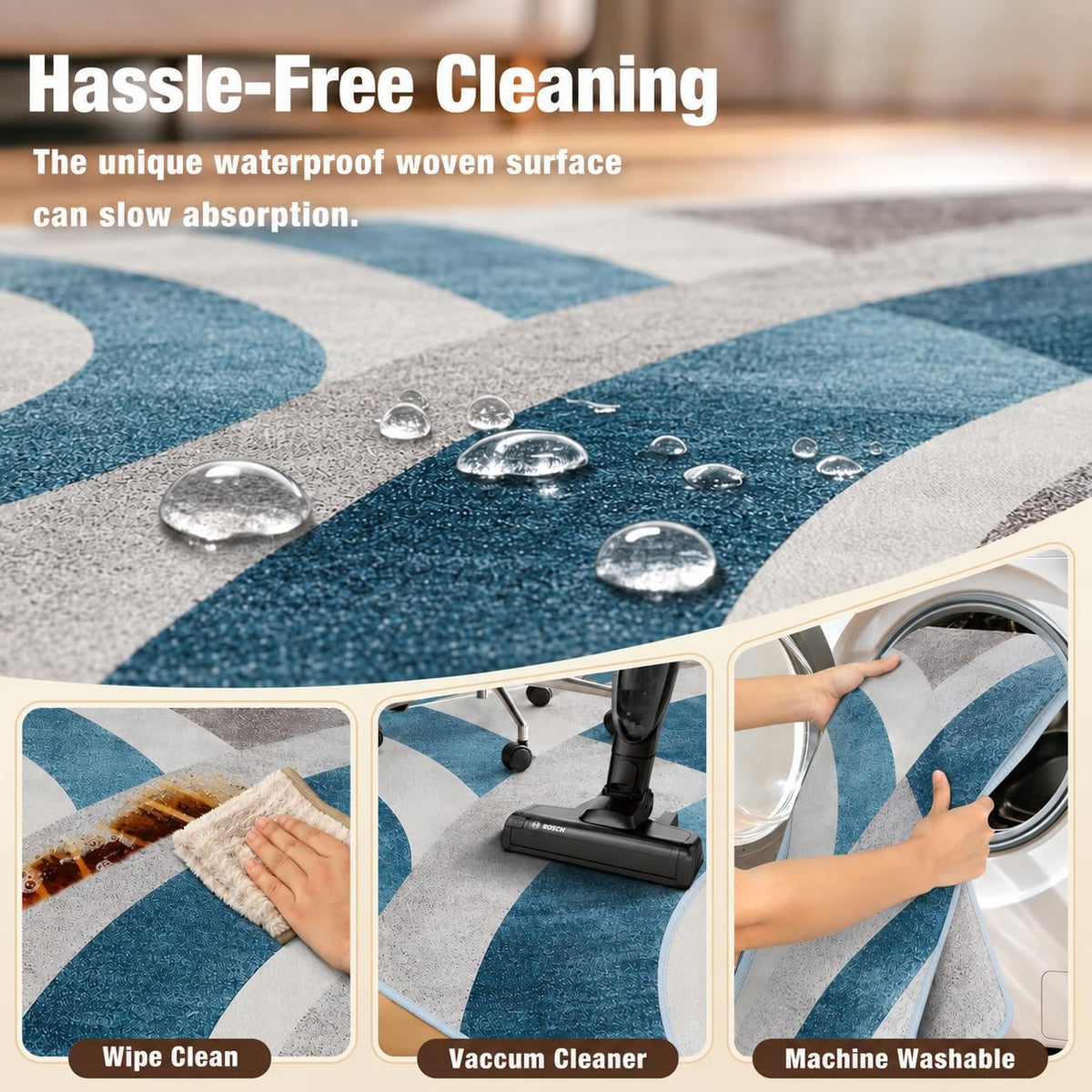 Office Chair Mat for Hardwood Floor, Desk Chair Mat, 48" x 36" - Image 4