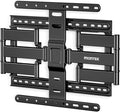 monTEK 1.1-Inch Ultra Slim Full Motion TV Wall Mount for 37-75 Inch TVs | Low-profile mount holds 132 lb, 16.5 in reach, +/-60° swivel; 4X load tested, preassembled, VESA 400x400mm, 16/18 in studs by monTEK