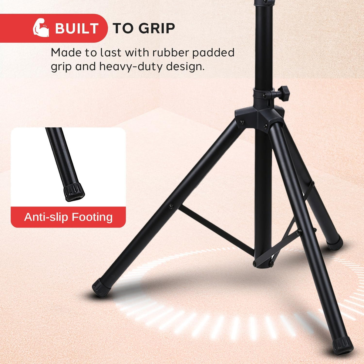 Pyle Metal TV Stand Mount | Portable Tripod for 32" LCD LED TVs - Image 6