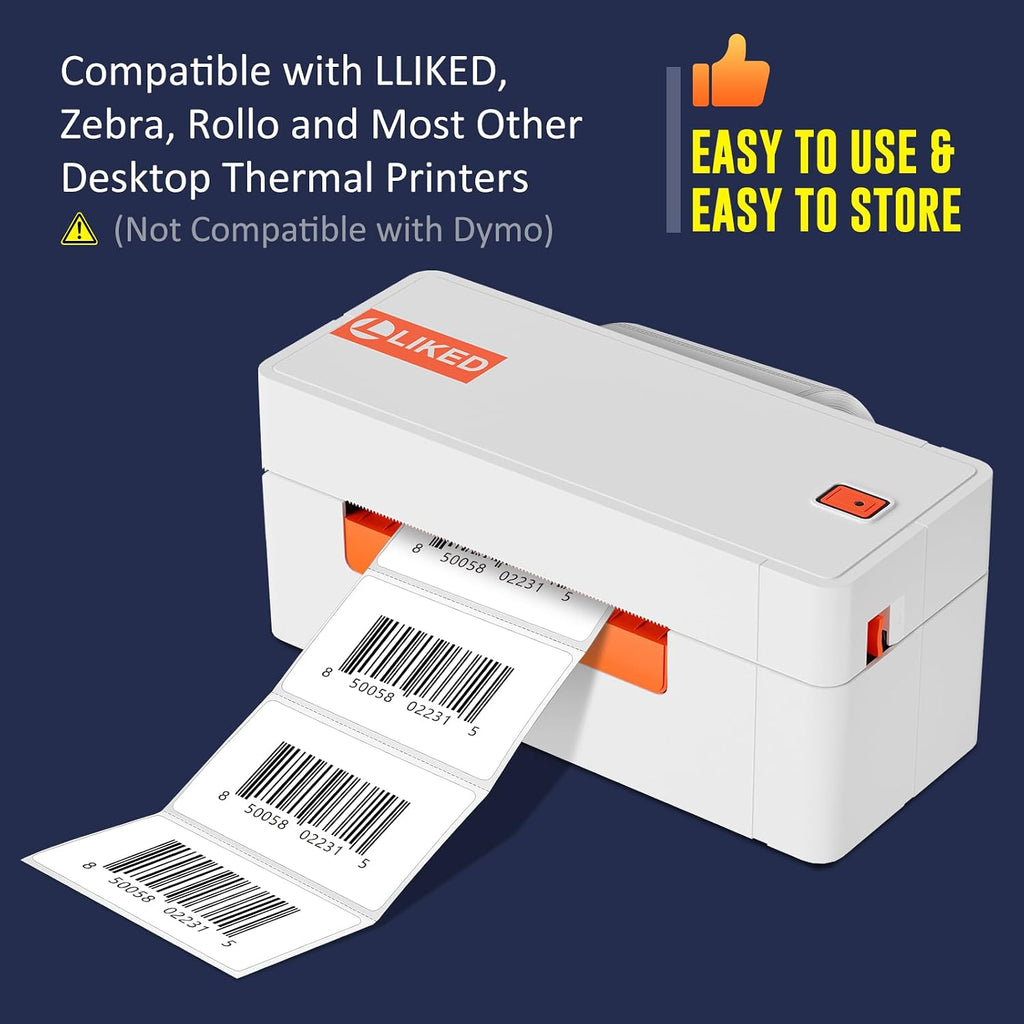 LLIKED 2.25" x 1.25" Direct Thermal Labels, 12000 Barcode Address Labels - Image 7