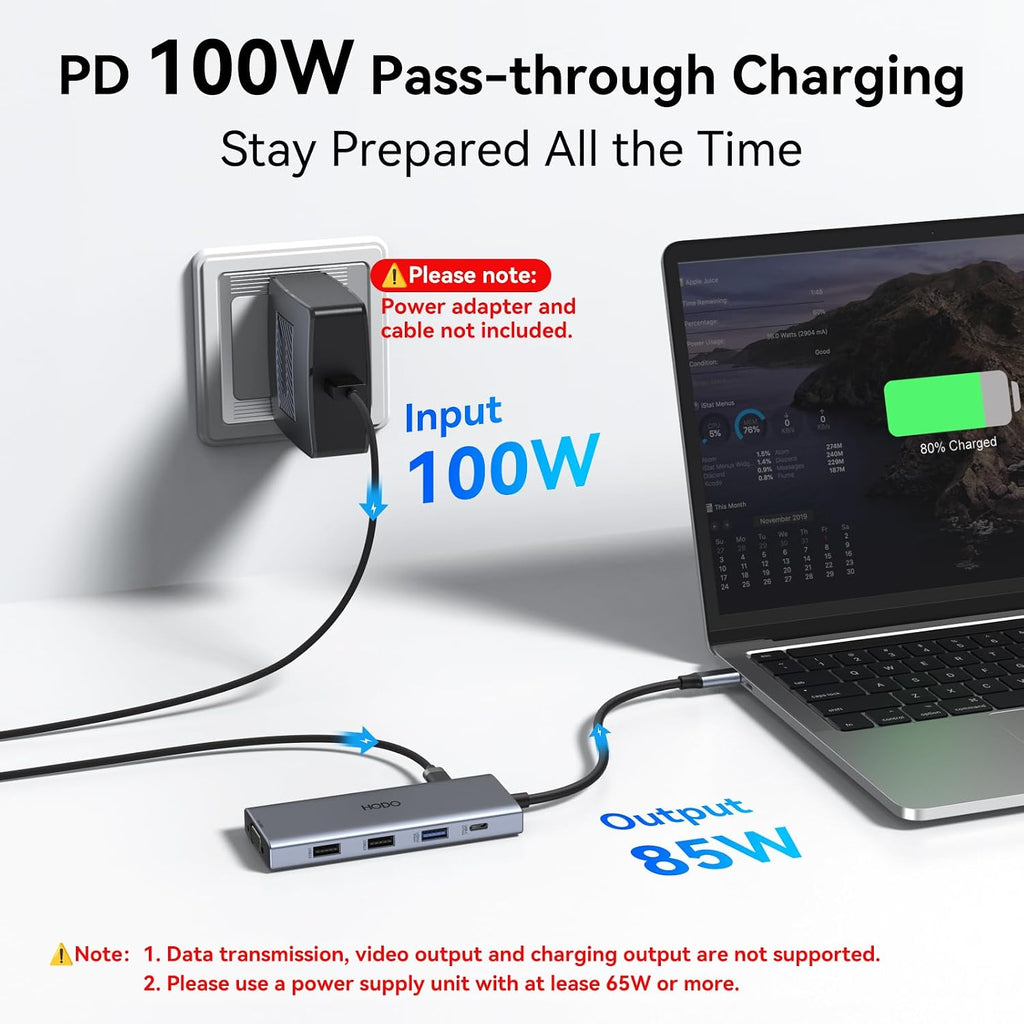 USB C Docking Station Dual Monitor for HP,Laptop Docking Station 3 Monitors - Image 7
