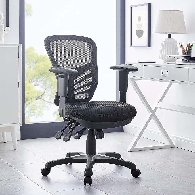 Modway EEI-757-BLK Articulate Ergonomic Mesh Office Chair in Black - Image 2