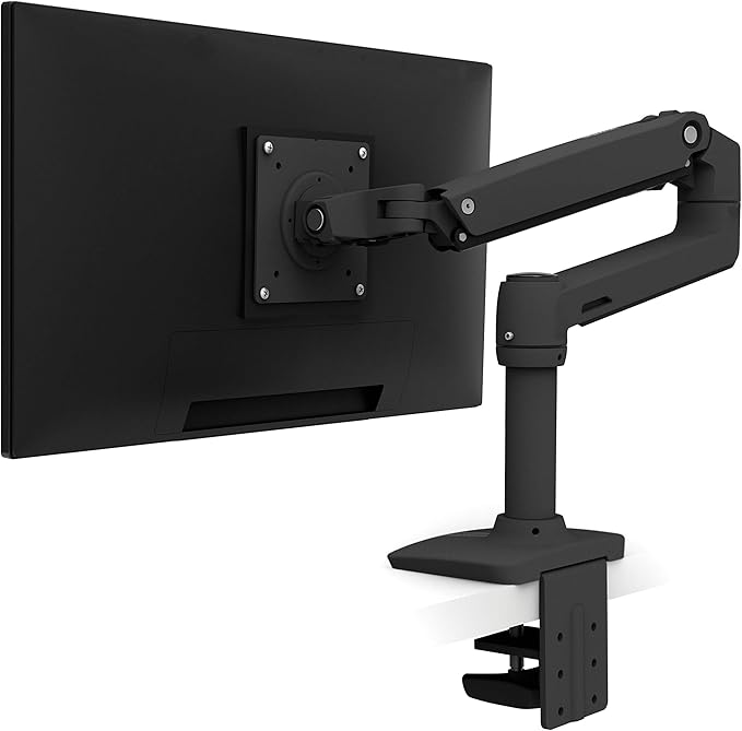Ergotron – LX Monitor Arm, Single Monitor Desk Mount – fits Flat Curved Ultrawide Computer Monitors up to 34 Inches, 7 to 25 lbs, VESA 75x75mm or 100x100mm – Matte Black by Unknown