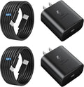 2025 New 45W Super Fast Charger Type C 3.0 2 Pack with 10FT Type C Charging Cable Cord-45W USB-C Charger Block Replacement for Samsung Galaxy S25 Ultra/S25/S25+/S24/S24+/S24Ultra/S23+/S23 Ultra by JPEOAYBI