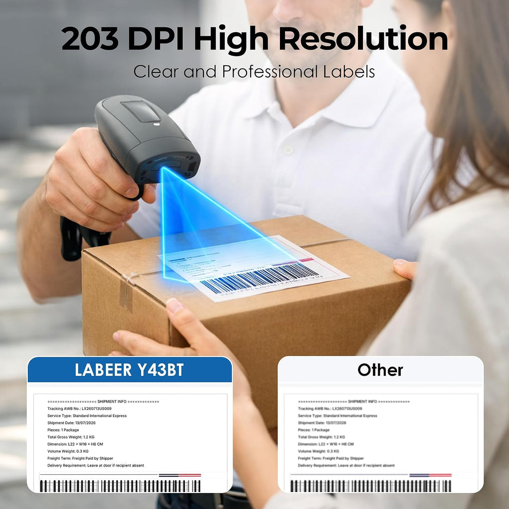 Labeer Bluetooth Thermal Shipping Label Printer, Wireless 4x6 Label Printer - Image 5