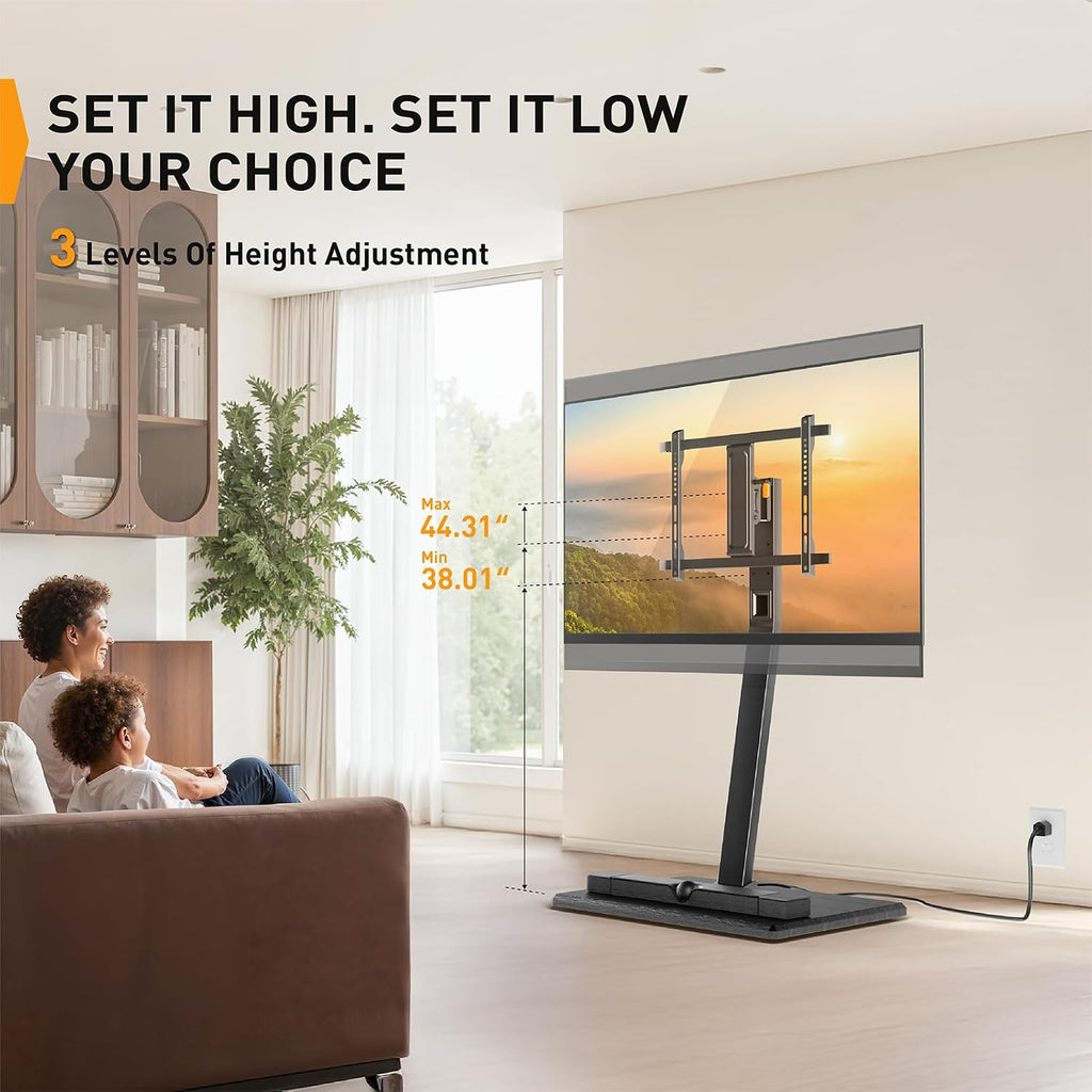 Perlegear Rolling TV Stand with Power Outlet for 32–70 inch TVs - Image 5