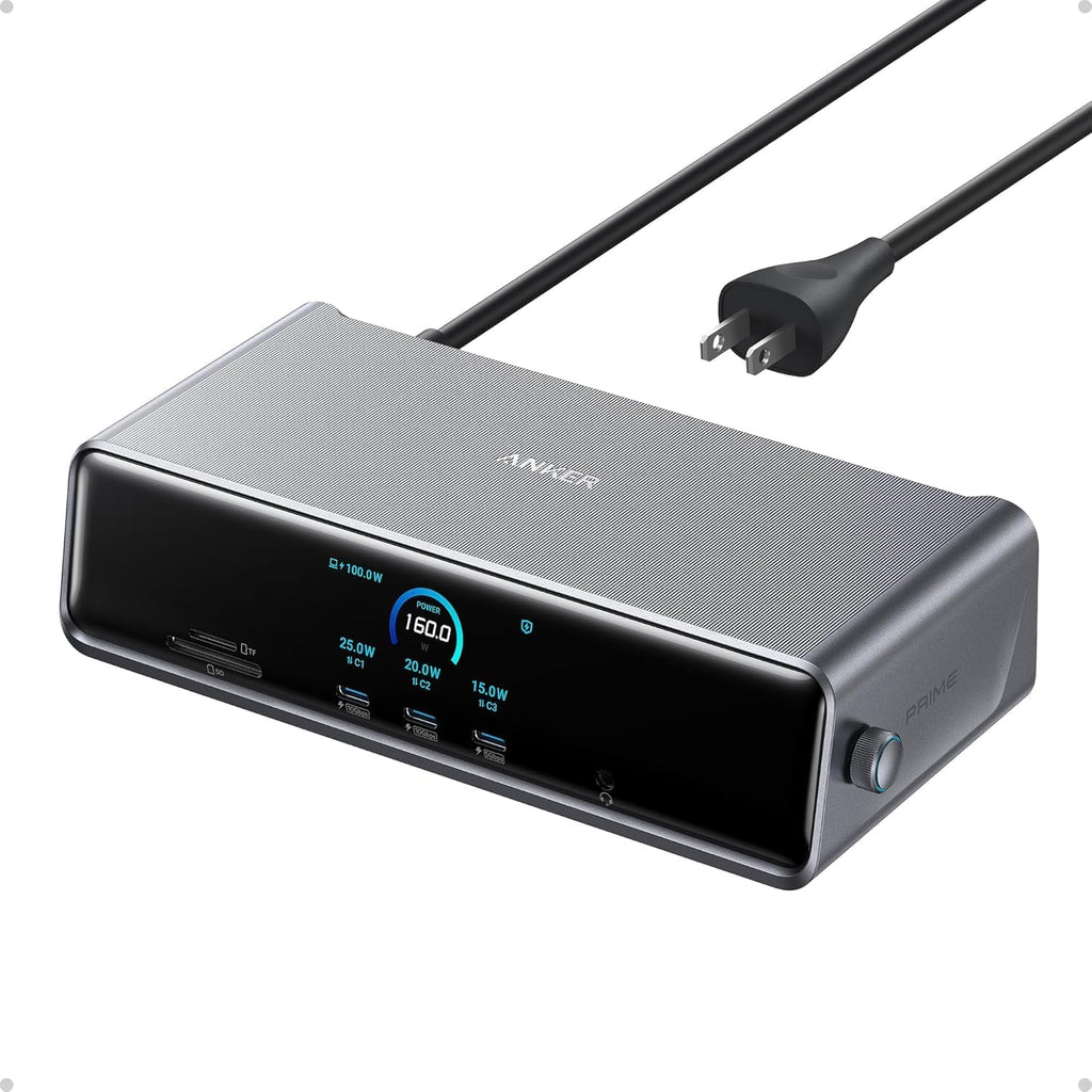Anker Prime Docking Station (DL7400), 14-in-1 Triple Display, DisplayLink by Anker