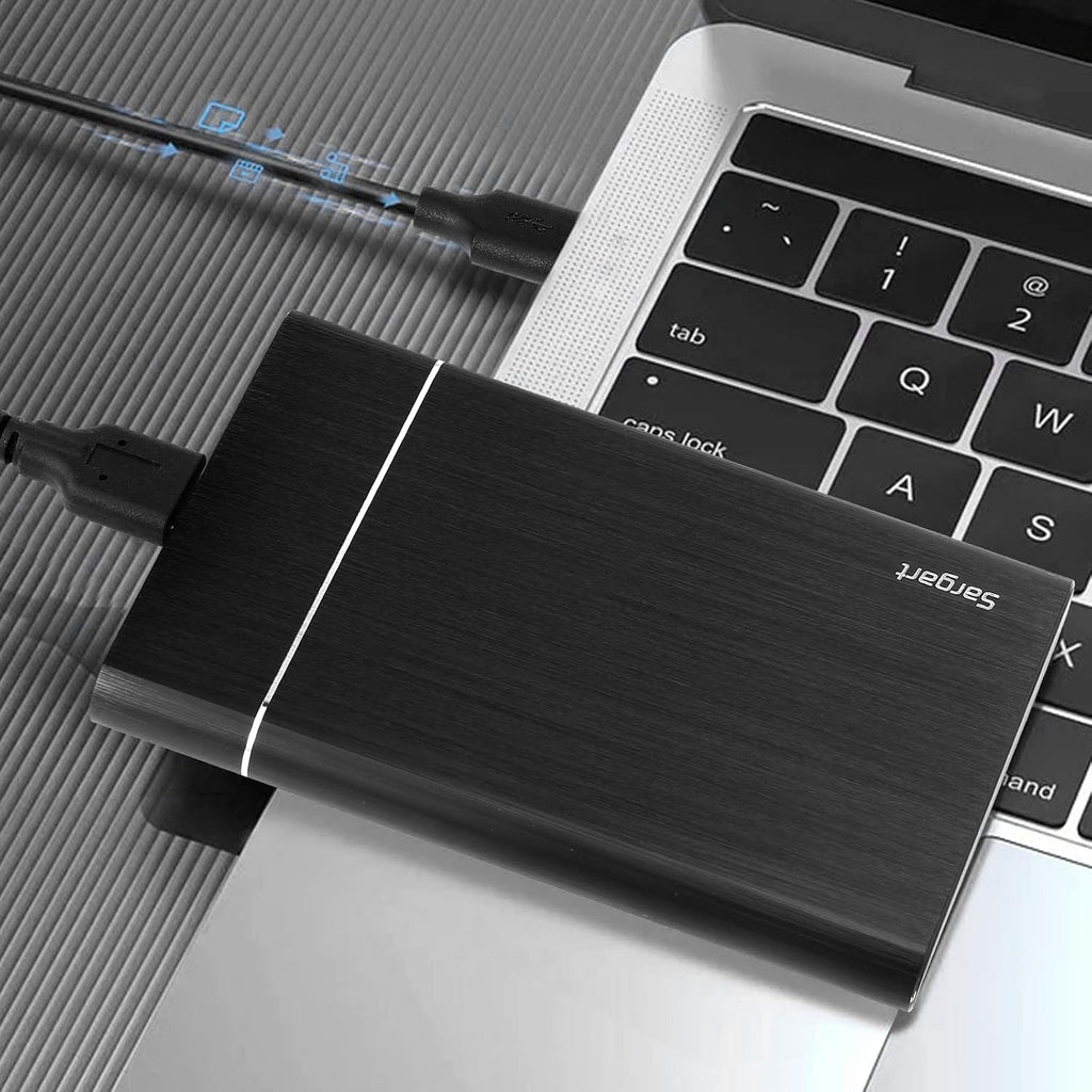 320GB Portable External Hard Drive USB3.0 Mobile HDD Storage for PC, Mac, Desktop, Laptop, Mac, Chromebook, Xbox One, Xbox 360, PS4 (Black) - Image 5
