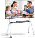 Rolling TV Stand for 42-86 Inch TVs,Outdoor TV Stand Holds up to 220 lbs by sythdio