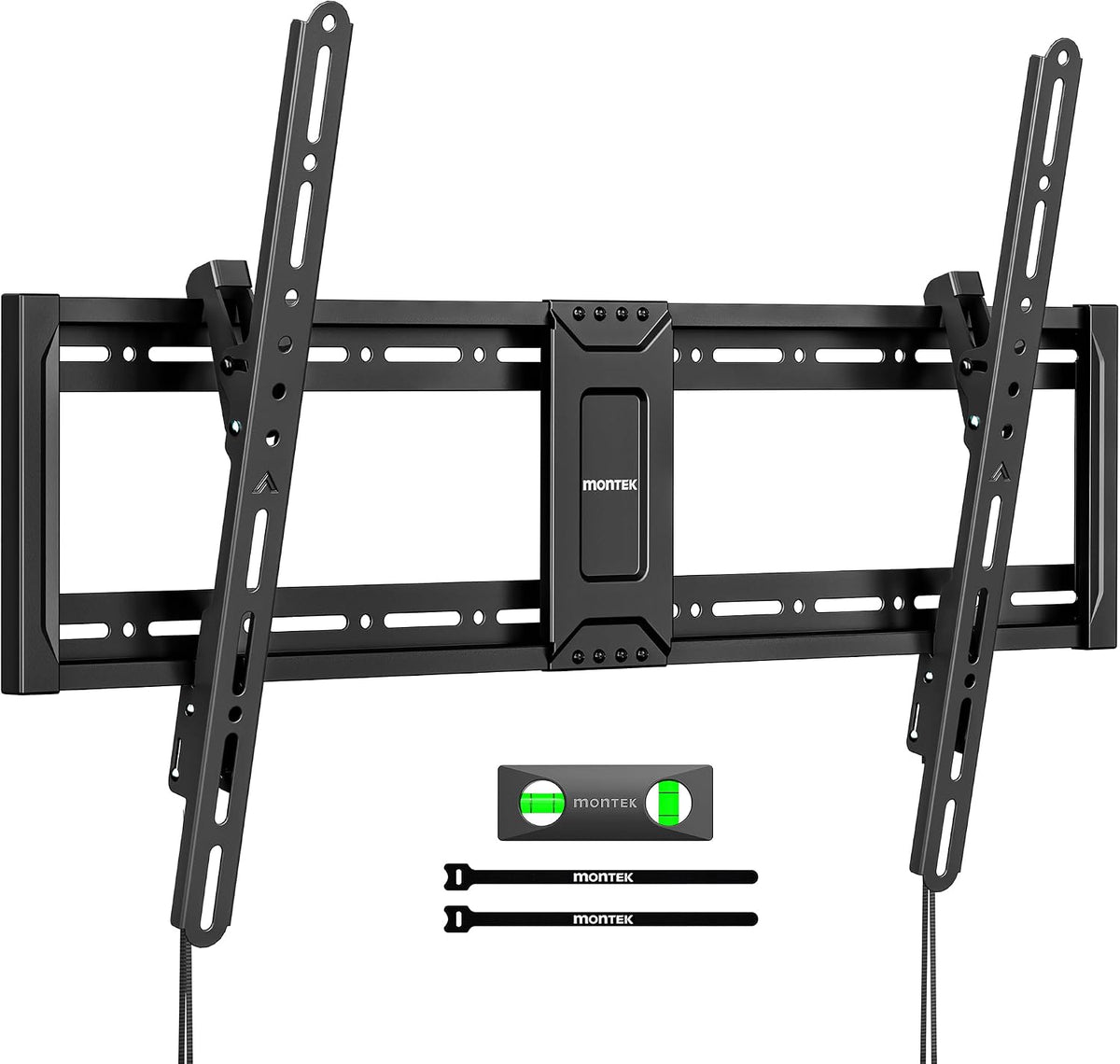 monTEK Heavy Duty Tilting TV Wall Mount for 43-95 Inch TVs, 200lbs Capacity by monTEK