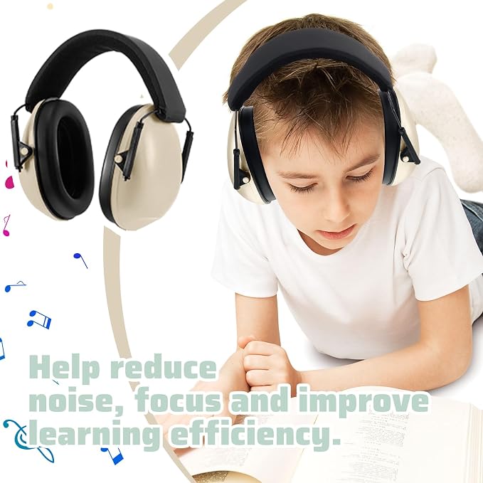 12 Pcs Kids Noise Cancelling Headphones Ear Muffs Boho Style | Ear Protection for Kids Adults 27dB Noise Reduction Hearing Earmuff for Autism Sensory Relief Concerts Fireworks Studying - Image 6