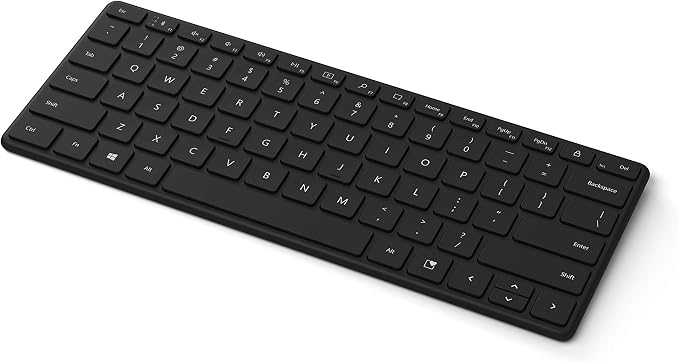 Microsoft Designer Compact Keyboard - Matte Black. Standalone Wireless Bluetooth Keyboard. Compatible with Bluetooth Enabled PCs/Mac by Unknown
