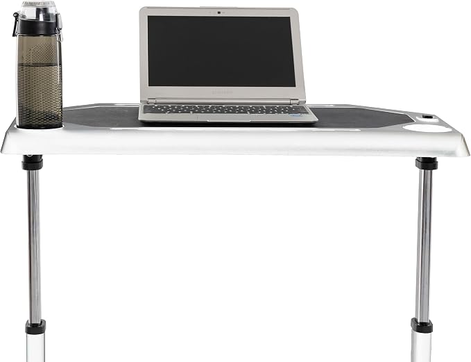 Bike Desk - Rolling Laptop Cart for Stationary Bike or Trainer - Adjustable Standing Desk to Exercise While Working or Watching TV by RAD Cycle - Image 6