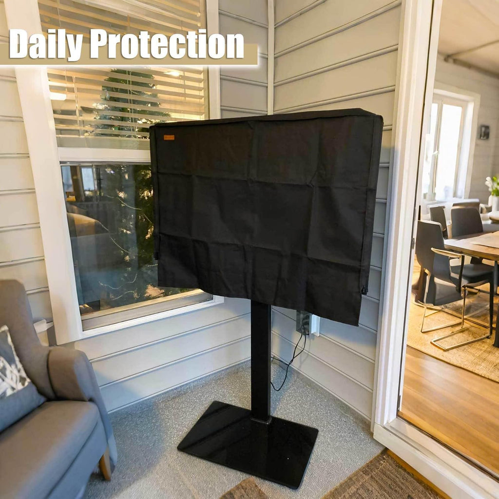 IC ICLOVER 60-65 inch Mobile TV Stand Cover, Floor Stand Outdoor TV Cover - Image 3