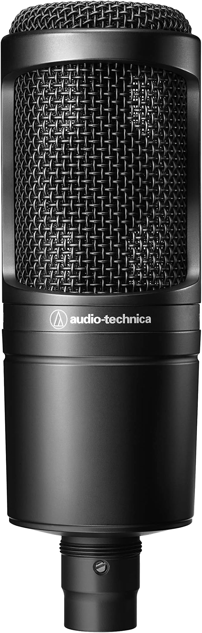 Audio-Technica AT2020 Cardioid Condenser Studio XLR Microphone, Ideal for Project/Home Studio Applications, Black | Project/Home Studio Applications, Black by Unknown