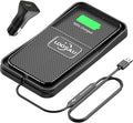Wireless Car Phone Charger 15w Fast Chargers Charging pad Non Slip | Car Wireless Phone Charger for iPhone 17/16/15/14/13/12 Pro Max, for Samsung Galaxy S23 S22 S20 (1M Cable) by LOOSAU