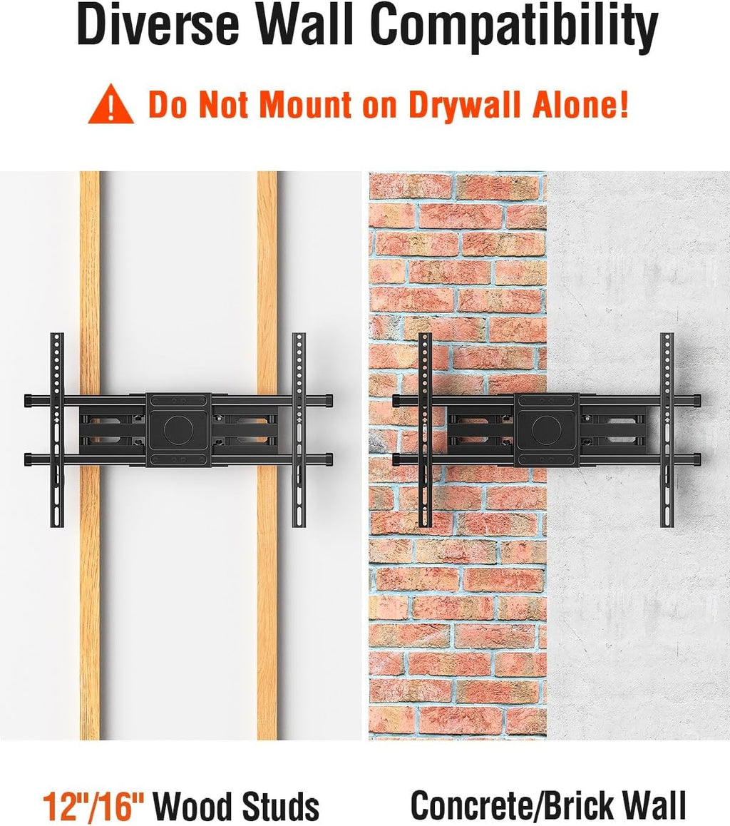 ELIVED Full Motion TV Wall Mount for Most 42"-82" TVs up to 110 lbs - Image 6