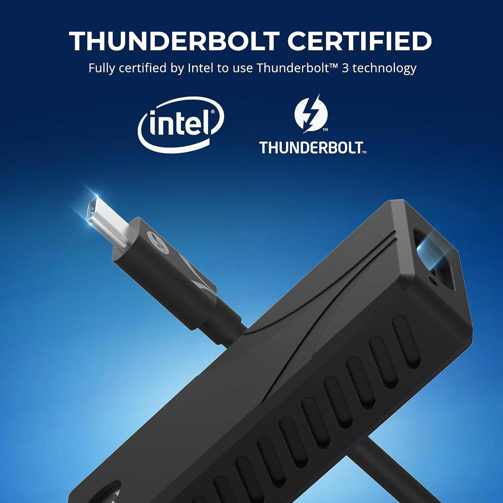 SABRENT Rocket Nano XTRM 2TB External SSD – Thunderbolt 3 | 2700 MB/s | 900 MB/s USB 3.2 Gen 2 | Compact Aluminum | Both Cables Included | Mac, PC, Linux (SB-XTMN-2TB) - Image 7