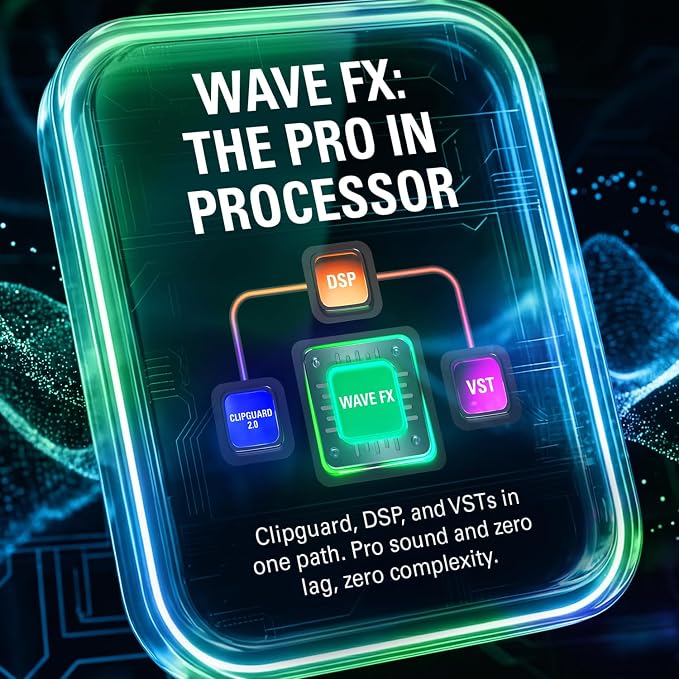 Elgato Wave:3 MK.2 USB Condenser Microphone, DSP Effects | Clipguard 2.0 protection, Auto Gain calibration, Onboard voice enhancer, compressor, EQ, Multifunction dial, USB-C - Image 4