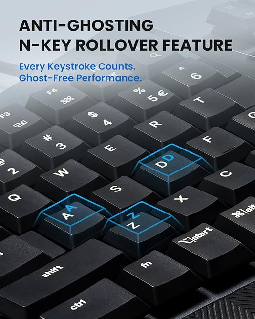 Perixx PERIBOARD-535BR [Firmware Updated] Wired Ergonomic Mechanical Keyboard - Full-Size - Low-Profile Brown Tactile Switches - NKRO Anti-Ghosting - Compatible with Windows and macOS - Image 12