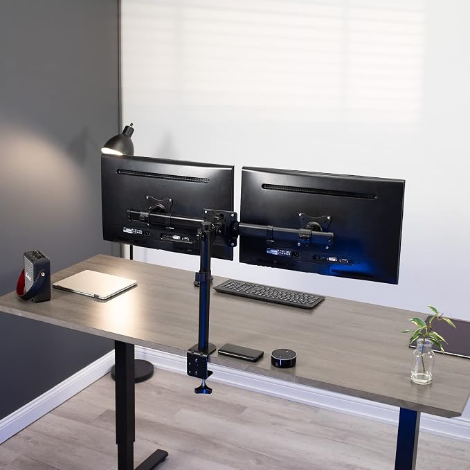 VIVO Dual VESA Bracket Adapter, Horizontal Assembly Mount for 2 Monitor Screens up to 27 inches, MOUNT-VW02A - Image 7