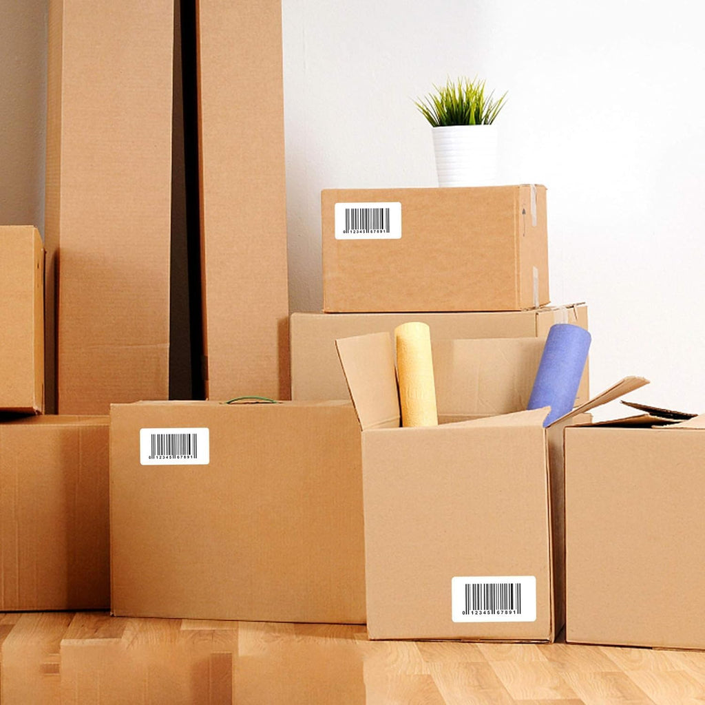 4"x2" 3-Proof Direct Thermal Barcode Shipping Labels for Zebra LP2844 GK420D GK420T ZD421 ZD420, 12 Rolls 9000 Pcs 2x4 Strong Adhesive Return Address Label Used with Rollo MUNBYN Arkscan - Image 6