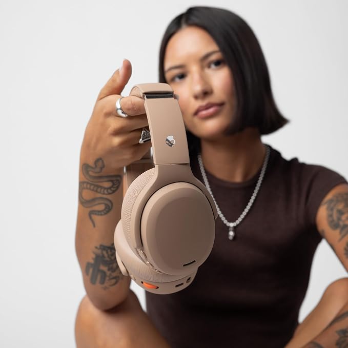 Skullcandy Crusher ANC 2 Noise Cancelling Wireless Headphones - Primer | Multi-Sensory Crusher Bass, Over-Ear Fit, Bluetooth, 60 Hours Battery, Working Out, Gym, Travel, Studying, Music, Gaming - Image 9